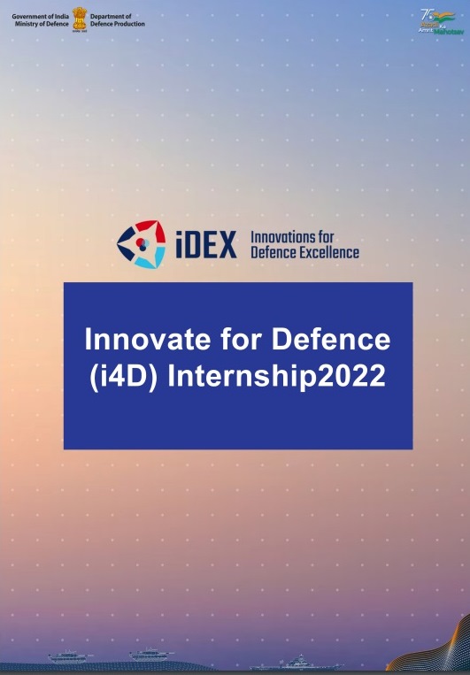 Innovate for Defence (i4D) Internship 2022